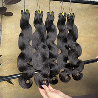Extensions de Cheveux Humains Naturels Vierges Bruts de Grade 12A, Double Tissage, Ondulés, Alignés dans le Sens de la Cuticule, Vente en Gros