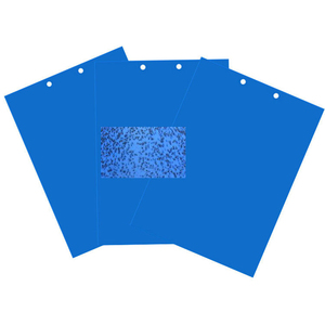 Pièges collants imperméables bleus/jaunes de 9*15 cm pour la lutte antiparasitaire contre les mineurs de feuilles, les mouches blanches, les thrips et les mouches des fruits - Product Image 1