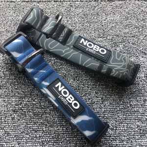 WELLGO Set Kalung dan Tali Kekang Anjing Berlapis Karet TPU Tahan Air Pola Desain Logo Kustom - Product Image 1