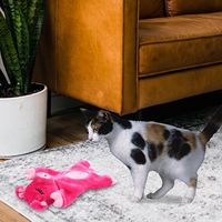 AFP-Jouet oreiller anti-anxiété pour chats, ronflement, calmant, chaton, ronronnement, peluche, battement de coeur, pour chatons de confort