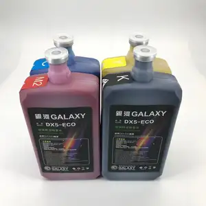 Tersedia Galaxy 1000ml/botol Dx5 tinta untuk Galaxy UD-181LA/1812LA/211LA/2112LA,UD-251LA/2512LA printer tinta Galaxy grosir