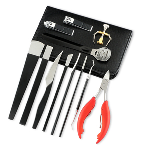 11 Piece Pedicure Knife Set Stainless Steel <b>Manicure</b> Tool <b>Kit</b> Portable Nail Care <b>Kit</b> for Home Salon - Product Image 3