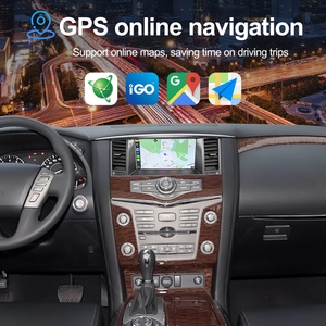 Navihua - Radio con Pantalla Táctil de 9'' Estilo OEM Android para Nissan Armada Patrol Y62 / Infiniti QX80 2010-2020, GPS, DSP, Carplay - Product Image 2