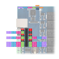 Le module de relais industriel RP2350 à 8 canaux basé sur le microcontrôleur à double cœur et à double architecture RP2350 prend en charge l'entrée numérique