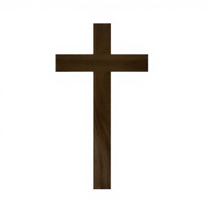 Lámpara de Pared de Madera con Cruz Religiosa Estilo Art Deco para Sala de Estar, Decoración del Hogar, Espacios Comerciales y Hoteles - Product Image 1