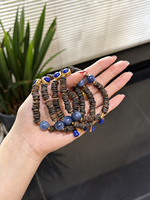 Bracelet en cristal naturel Sinyore - Bois d'agar