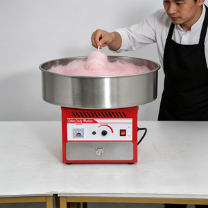 Máquina Eléctrica Comercial para Algodón de Azúcar de 6KW 220V, de Acero Inoxidable con Termostato Ajustable para Puestos de Comida - Product Image 2