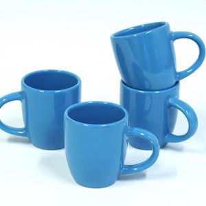 Blue <b>Small</b> Coffee <b>Mugs</b> Espresso Cups Set of 4 - Product Image 1