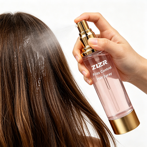Crème capillaire 2-en-1 hydratante et lissante anti-frisottis, protection UV et thermique, formule bio pour cheveux humains, personnalisée par le fabricant - Product Image 6