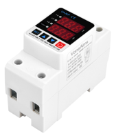 Protecteur de tension numérique à affichage LED AC220V monophasé, protection contre les surtensions et les surintensités, plage DC85-300V, 63A100A ODM