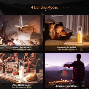 Foldable <b>LED</b> Camping <b>Lantern</b> USB <b>Rechargeable</b> Portable Tent Light for Outdoor Camping - Product Image 4