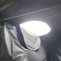 Auvent de voiture autoportant LLOYDBERG Offroad 360 degrés avec fermeture éclair en D, éclairage LED 3 couleurs, auvent latéral rétractable pour barre de toit