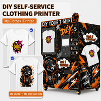 Máquina Expendedora de Impresión de Camisetas de Autoservicio, Máquina Expendedora de Impresión de Ropa, Sistema Gráfico Personalizado con IA para Centros Comerciales