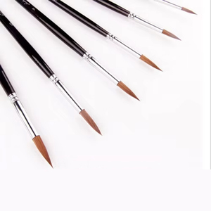 <span class=keywords><strong>Pennello</strong></span> <span class=keywords><strong>tondo</strong></span> a punta fine #01-#12/<span class=keywords><strong>pennello</strong></span> per artisti con punta Fine - Product Image 5