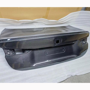 Adecuado para <span class=keywords><strong>2021</strong></span> + BMW G82 M4 G22 <span class=keywords><strong>430i</strong></span> M440i <span class=keywords><strong>M</strong></span> Sports Sedan Style Dry Carbon Fiber Tapa del maletero trasero - Product Image 2