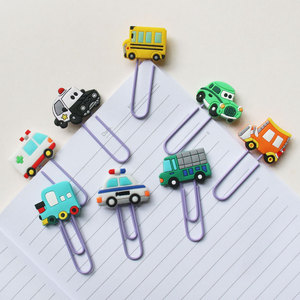 Dibujos animados Anime periférico papel creativo lindo PVC goma suave marcapáginas multiusos Clips estudiante papelería - Product Image 4
