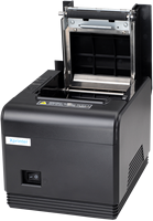 Imprimante thermique directe XP-Q200 pour reçus, 80 mm, haute vitesse, chargement facile du papier, certifiée ROHS, compatible ESC, élégante, pour étiquettes couleur