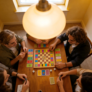 Jeu de société personnalisé style <span class=keywords><strong>Monopoly</strong></span> avec de petites pièces de jeu, cartes durables, dés personnalisables et plateau de jeu multimatériel - Product Image 2