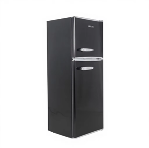 Refrigerador Eléctrico Retro Compacto de Doble Puerta MDFR120-RE, Sin Escarcha, Ahorro de Energía, Capacidad de 116L, Enfriamiento por Aire, para Hogar y Hotel - Product Image 2