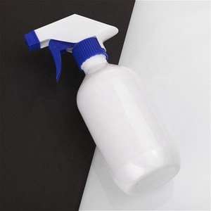 Amber Pet Bottle 500ml Plastic Spray Bottle Hot Sale Pet Plastic Boston Round Trigger Spray Bottle