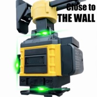 Niveau laser vert 4D 16 lignes 520nm, auto-nivelant à pendule, pour usage industriel et bricolage, outil électrique Li-ion 12V, garantie 1 an