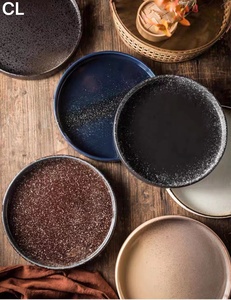 Ensemble de dîner de haute qualité de style <span class=keywords><strong>japonais</strong></span>, bol en céramique rétro créatif, assiette à vaisselle émaillée design - Product Image 5