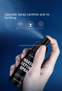 Label privé spray de fixation pour le contrôle de l'huile vegan noire pour le visage et le corps spray de finition longue durée spray de fixation étanche - Product Image 4