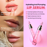 Sérum Repulpant Lèvres Marque Blanche Végétalien Naturel Brillant à Lèvres Aromatisant Base de Maquillage Huile Repulpante en Gros pour Lèvres Volumineuses