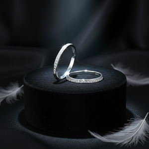 Anello in <span class=keywords><strong>Argento</strong></span> <span class=keywords><strong>925</strong></span> con Zirconia Cubica Stile Giapponese/Coreano, Gioiello di Lusso Leggero per Donne - Product Image 1