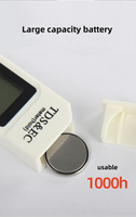 Stylo testeur numérique de qualité de l'eau TDS EC 0-9990 PPM pour l'eau potable, l'aquarium, la piscine, les applications domestiques et extérieures