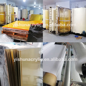 Vente en gros, vente en gros, plaques de miroir en plastique pmma couleur or clair, plaques de miroir en plexiglas acrylique - Product Image 5