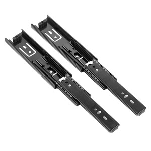 Glissières de tiroir à extension complète de 8 pouces, montage latéral, en acier galvanisé, pour meubles, armoires, petits tiroirs - Product Image 2
