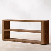 Console moderne rétro de luxe en bois de pin massif, table de style européen, chambre à coucher, salon, entrée, armoire multifonction, couleur personnalisée