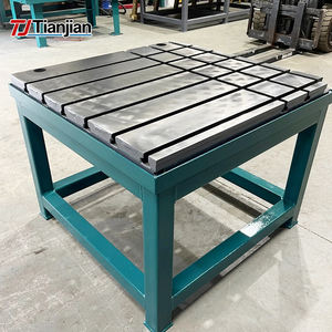 <span class=keywords><strong>Table</strong></span> de plate-forme à rainure en T en fonte pour le positionnement de précision et les travaux d'assemblage - Product Image 3