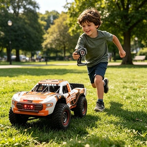 Voiture de course télécommandée WGNRC Q130-<span class=keywords><strong>B</strong></span> à l'échelle 1/14, jouet de course RC haute vitesse 70 km/h, version améliorée, 2,4 GHz, camion de course tout-terrain sportif sans balais - Product Image 3