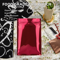 Feuille d'aluminium de qualité alimentaire à faible quantité minimale de commande plat pour pochette barrière 3 joint latéral sac de Sachet de thé étanche à l'humidité PE petit paquet d'échantillon sous vide