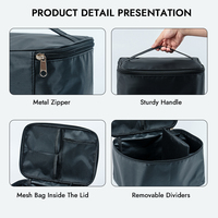 Sac de transport pour kit d'épilation OEM, organisateur de chauffe-cire et sac de rangement pour outils, sac de voyage portable avec options de personnalisation