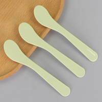 Spatule de mélange dorée en plastique pour masques DIY, spatule à masque facial, cuillère à maquillage, spatule cosmétique, cuillère pour le visage et le corps, pour la beauté et le mélange de masques boueux