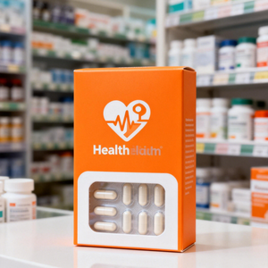 Caja <span class=keywords><strong>de</strong></span> Medicamentos con Impresión Personalizada, con Ventana Transparente Blanca, Material <span class=keywords><strong>de</strong></span> Grado Alimenticio, Caja Plegable <span class=keywords><strong>de</strong></span> Cartón Blanco <span class=keywords><strong>para</strong></span> Exhibición - Product Image 1