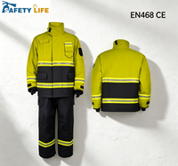 Combinaison de pompier certifiée EN469/CE, résistante à la chaleur, pour environnements industriels à haute température, combinaison de protection contre les incendies pour fonderie