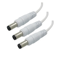 Prise de baril d'alimentation cc personnalisée 5.5mm x 2.1mm prise de connecteur mâle/femelle vers câble en queue de cochon à extrémités ouvertes nues