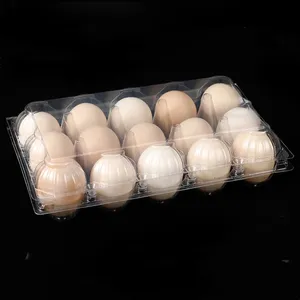 מחזיק ביצית עוף הסיטונאי בן 15 חורים קלוי מגש ביצה מחמד מגש ביצה שקוף פלסטיק