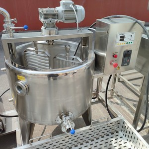 Tanque de Queso Eléctrico de Vapor de Acero Inoxidable 300L Tina Quesera de 500 Litros Latas de Queso de 1000 Litros - Product Image 2