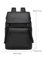 Nouveau sac à dos imperméable en TPU avec doublure en polyester, sacs pour ordinateur portable, bagages d'étudiant, Surface Pro 11, sac à dos scolaire unisexe, noir, voyage