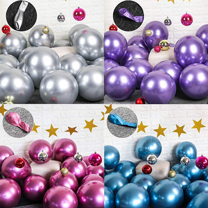 Chrome Balloon 1000 Pcs <b>Inflatable</b> Wholesale 12 Inch Metal Decoration Helium Birthday Party Chrome Metallic Latex Balloon - Product Image 3