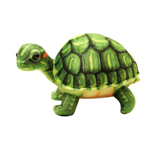 Màu xanh lá cây rùa búp bê sang trọng bền polyester bông cho trong nhà <span class=keywords><strong>Zoo</strong></span> trang trí nội thất xuyên biên giới kỷ niệm lưu niệm PP bông Điền - Product Image 5