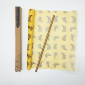 Rotolo di Involucro Alimentare in Cotone Biologico Riutilizzabile con Cera d'Api, Alternativa Naturale Sostenibile e Biodegradabile alle Buste di Plastica per <span class=keywords><strong>la</strong></span> <span class=keywords><strong>Conservazione</strong></span> <span class=keywords><strong>degli</strong></span> <span class=keywords><strong>Alimenti</strong></span> - Product Image 2