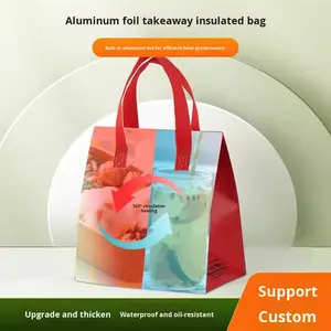 Bolsas Desechables Aisladas, Recubiertas de Papel de Aluminio y Tela No Tejida, para Servicio de Alimentos, con Empaque Personalizado - Product Image 3