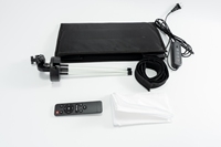 Kit d'éclairage vidéo avec diffuseur de flash pliable pour studio de tournage vidéo