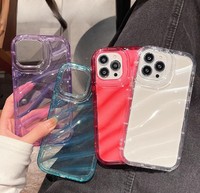 Étui antichoc transparent magnétique en TPU de couleur unie pour les séries 6-17, mode féminine, 4 couleurs